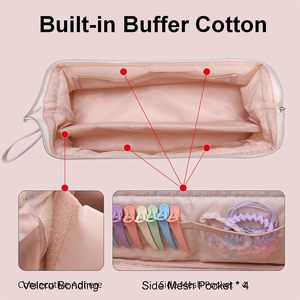 Dụng Cụ Tóc Túi Du Lịch Du Lịch Mang Trường Hợp Tạo Kiểu Không Khí Khô Hệ Thống Chống Thấm Nước Phẳng Curling Sắt Du Lịch Tổ Chức - Product Image 3