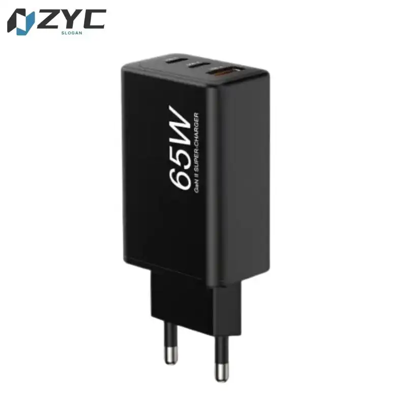 Caricabatterie GaN 25W 33W 35W 45W 65W 100W PD QC PPS KCC ETL UKCA SAA CB certificato CE pd QC3.0 QC30 KR EU AU USA UK adattatore Usb