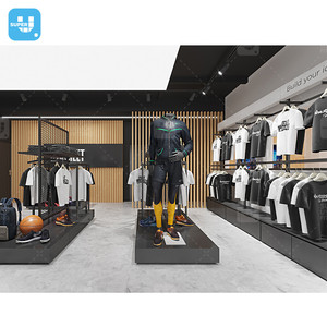 Scarpe da ginnastica personalizzate negozio di Interior Design abbigliamento sportivo espositore alla moda scarpe da esposizione scaffali per negozi al dettaglio - Product Image 1