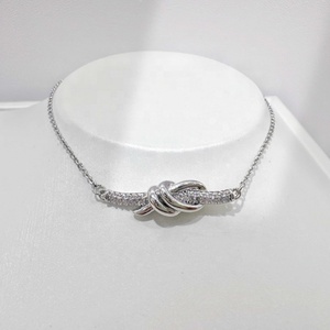 Bracelet chaîne papillon en argent 925 plaqué or 18 carats avec zircon, bijoux de mariage estival, breloque nœud délicat, prix usine - Product Image 5
