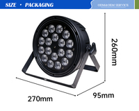 Lampu LED Par dengan Pembuangan Panas yang Efisien, Warna Cerah dan Kaya, Cocok untuk Pesta dan Disko