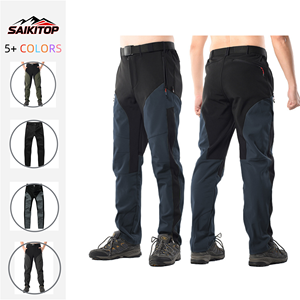 Pantalones de Invierno para Exteriores, Pantalones de Montañismo Impermeables y Gruesos de Forro Polar para Hombre, Pantalones Cálidos para Deportes de Esquí - Product Image 1