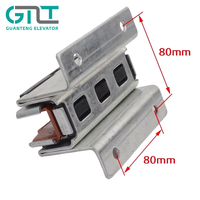 Guide-chaussette de rail principal pour cabine et contrepoids d'ascenseur Kone 120*10 120*16, insert coulissant de type original, pièces de rechange pour ascenseur