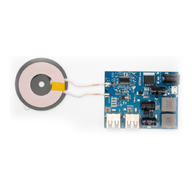 2 Amp DC Module USB Charger PCB Board 15 Watt Wireless Transmitter Cars 10W Output Power Magnetic Socket Standard US Compatible