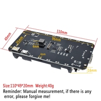 Módulo de Expansión de Energía Móvil V8 con Protección para Baterías de Litio 18650 de Doble Voltaje, 5V/3A 3V/1A Micro USB ESP32 ESP8266
