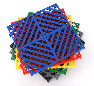 400*400*30mm anti-dérapant pp carreaux de sol de Garage à emboîtement/tapis de sol en plastique amovibles pour magasin de lavage de voiture - Product Image 1