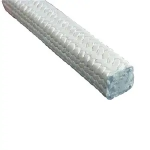 Factory Price Pure Dry PTFE Braided Packing For Chemical Engineering /foodstuff