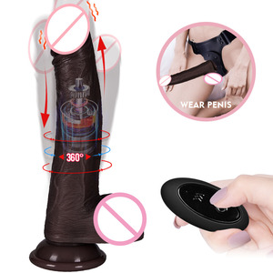 Dildo Pengisian Daya Langsung USB Realistis Penis Besar Teleskopik Ayun Penis Raksasa Vibrator Mainan Seks Dildo Vibrator Untuk Wanita <span class=keywords><strong>Sextoy</strong></span> - Product Image 1
