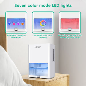 Purificador de aire de gran capacidad para el hogar, <span class=keywords><strong>deshumidificador</strong></span> con ajuste multicolor, luz de ambiente para dormitorio, 4L - Product Image 4