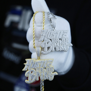 Collar con colgante de plata de primera ley y circón para hombre, collar, Gargantilla, plata esterlina 5A, Circonia cúbica, zirconia, circonita, zirconita, zirconita, estilo Punk, Hip Hop - Product Image 6
