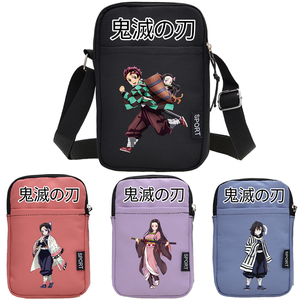 Portafoglio Anime Demons Slayers, Borsa a Tracolla con Chiusura a Cerniera <span class=keywords><strong>Kamado</strong></span> Tanjirou <span class=keywords><strong>Nezuko</strong></span>, Regalo di Compleanno per Ragazzi e Ragazze - Product Image 2