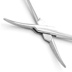 Pinzas Hemostáticas Quirúrgicas de Acero Inoxidable, Rectas y Curvas, Reutilizables, para Veterinaria, Odontología Canina, Instrumento Médico - Product Image 5