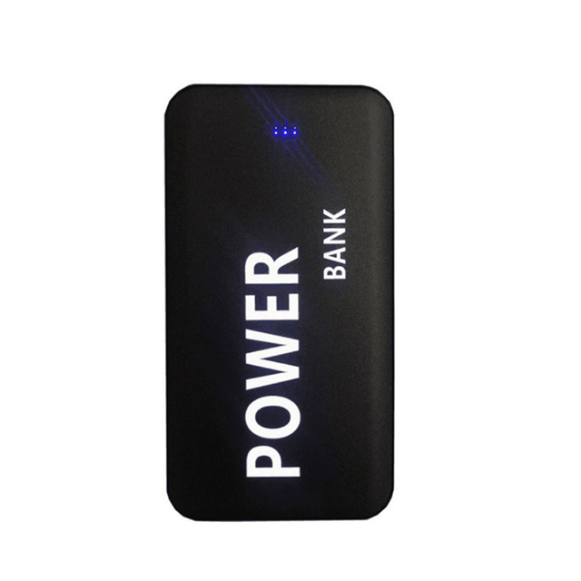 2025 New OEM Logo 3000mah Power Bank Super Slim Luminous Logo Mobile Power Bank Led Light up Logo
