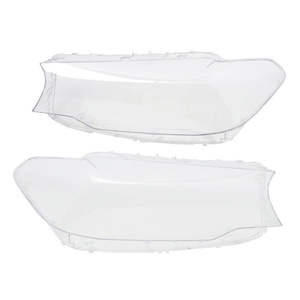 Cubiertas de faros delanteros para BMW Serie 5 G30 G38, de plástico transparente con clip, para modelos 2017-2018, embellecedor de luces automotrices - Product Image 3