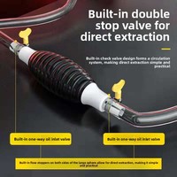 Extracteur d'huile de voiture, pompe à aspiration manuelle, modèle 1, avec séparation eau et huile, tuyau de siphon noir, usage domestique