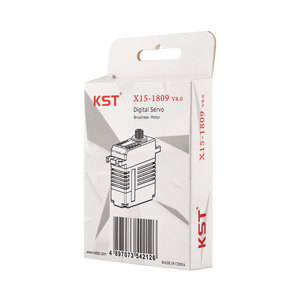 เซอร์โวมินิแบบดิจิตอล KST X15-1809 V8.0 DC6.0V-8.4V แรงบิด 24Kgf.cm ความเร็ว 0.07 วินาที ระบบ HV พร้อมแผ่นสวอชเพลทแบบไซคลิก โปรแกรมได้ ระยะเคลื่อนที่ 50 มม. ขายดี - Product Image 2