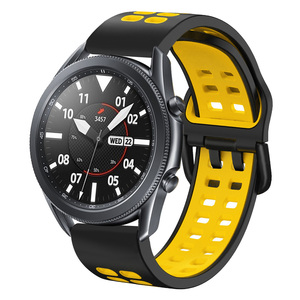 Correa de Silicona <span class=keywords><strong>para</strong></span> Reloj Samsung Galaxy Watch 4, Correa Clásica Active 2, <span class=keywords><strong>Gear</strong></span> <span class=keywords><strong>S3</strong></span> <span class=keywords><strong>Frontier</strong></span>, Huawei GT, 2, 3 y Pro, 20mm/22mm - Product Image 4