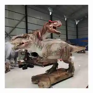 Manufacturer Sell Garden Animated Big Life Size My Theme Jurassic Animatronic Dinosaur Statue For Sale