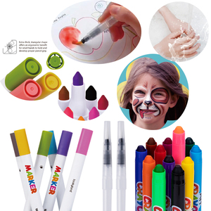12-Farben-Aquarellstift Markierung stift Zeichen pinsel Malset wasch bar und ungiftig Mal werkzeug Buntstift Aquarell Stift Set - Product Image 4