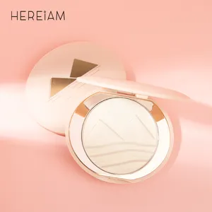 HEREIAM Beauté féminine poudre naturelle mate pour le visage poudre de surbrillance poudre de maquillage imperméable à longue durée d'action