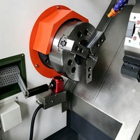 Tour CNC à banc incliné TCK6340, portée de coupe 400 mm, longueur de travail 200 mm, commande GSK980TC3, 3500 tr/min, pour petites pièces