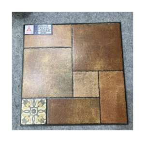 Piastrelle da Parete <span class=keywords><strong>in</strong></span> Terracotta Rossa 400x400, Effetto Parquet Moderno, Opache e Antiscivolo per Rivestimenti Interni - Product Image 1