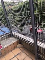 Clôture anti-escalade à vue dégagée, cadre en acier galvanisé, revêtement PVC, hauteur 2,4 m, sans poteaux soudés, pour la sécurité domestique et l'extérieur