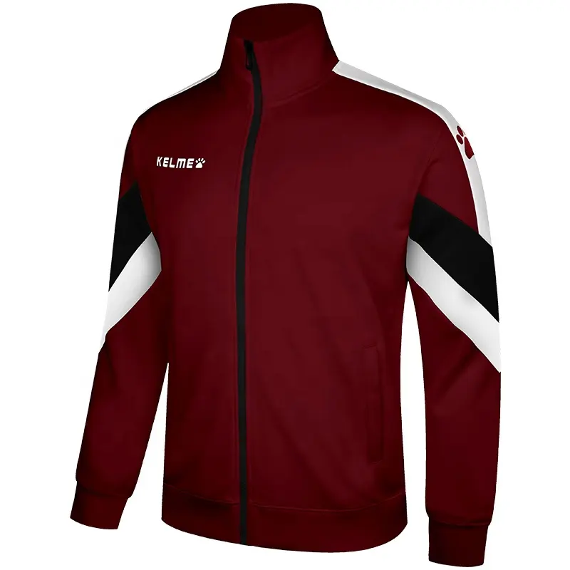 KELME custom adult men's sportswear football training jacket soccer club suit fitness training jacket male sportswear football