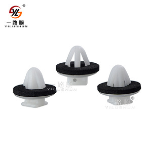 Car Door Panel Clips D79 15.3mmx7.8mm White Yellow Plastic Interior Trim Fasteners For Car Soundproof Panel - Product Image 5