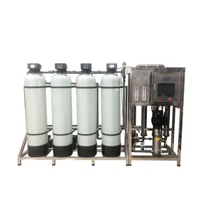 Filtro de eliminación de hierro y manganeso, sistema de pretratamiento PLC con pantalla táctil, tratamiento de agua potable de ósmosis inversa, precio Ex-fábrica