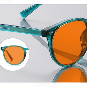 Anti-Blue Light Computer Glasses for Men Fashion 100% Blue-Light Blocker Eyeglasses OEM Wholesale High-end Custom TR90 <strong>Frame</strong> - Product Image 3