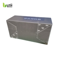 Boîte de rangement pliable en plastique recyclable, bac organisateur écologique pour tri domestique, logistique, manutention, bougies et autocollants