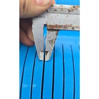 Tube de puits en PVC à fentes, 4 pouces, homologué CE, résistant aux UV, Bangladesh