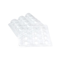 Offre Spéciale Macaron Biscuit En Plastique Blister Emballage Boîte 12 Trous Dessert Macaron Blister Insert Plateau
