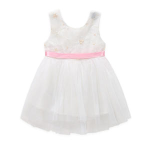 Vente en gros de robes de fête courtes en tulle pour bébés filles, vêtements pour bébés - Product Image 2