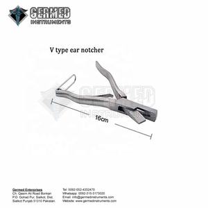 เครื่องบากหูแกะแกะรูปตัว V ตัดเครื่องมือสัตวแพทย์สแตนเลส - Product Image 2