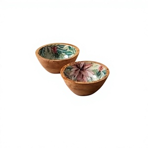 Eco-Friendly Polished Vintage Wooden Serving Roti Biryani Bowl Removable Cap Home Parties Dinnerware BS-157 BS International - Product Image 3