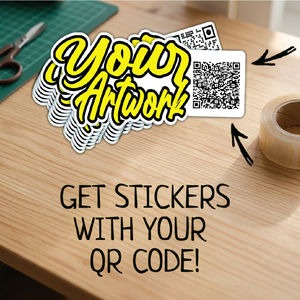Etiqueta Adhesiva de Vinilo Impermeable con Código QR para Negocios, Impresión Personalizada de Alta Calidad - Product Image 6