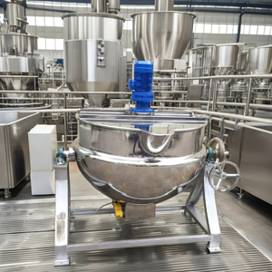 Vỏ bọc Ấm đun nước điện sưởi ấm gas hơi nước Tương Ớt lẩu cơ sở xào Máy trộn thực phẩm thương mại thép không gỉ - Product Image 4
