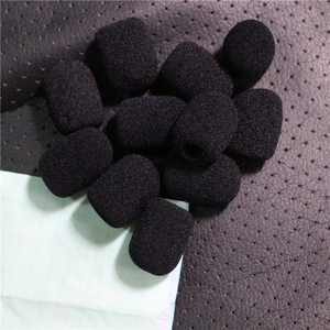 Pabrik Harga Rendah OEM Mikrofon Mini Headset Kaca Depan Busa Mic Penutup Mikrofon