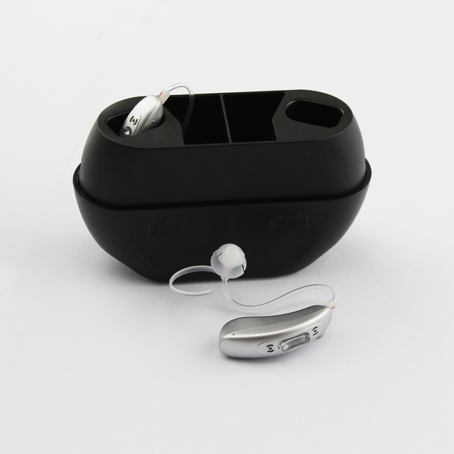 Rechargeable Digital BTE Hearing Aid with 4 Channels and for Bluetooth for Deaf Seniors