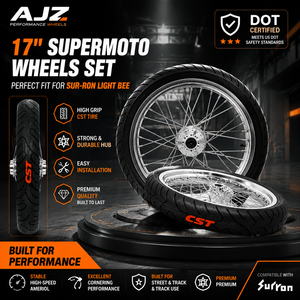 <span class=keywords><strong>Pneu</strong></span> de route haute performance S1 pour moto Surron Light Bee X, roue lisse de 17 pouces pour moto électrique tout-terrain - Product Image 1