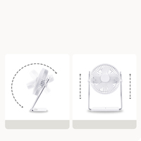 Ventilateurs USB de refroidissement rechargeables Refroidisseur d'air pliable Mini ventilateur de bureau portable à suspension silencieuse pour la maison