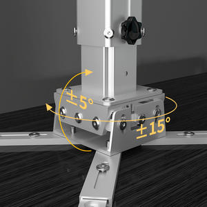 Soporte de Techo para Proyector Universal Ajustable en Ángulo Telescópico de Aleación de Aluminio Siying PH33L, Soportes para Proyector de <span class=keywords><strong>TV</strong></span> Láser - Product Image 4