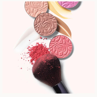 Kuas Wajah Ganda YRX Beauty Untuk Krim dan Bedak, Dua Sisi Dengan Bulu Sintetis Ultra-lembut, Kuas Foundation, Kuas Bedak Wajah
