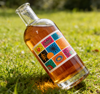 Botol Minuman Keras RSG Grosir Bulat 200ml 700ml 750ml untuk Alkohol, Whiskey, Liquor, Vodka, Wine dengan Tutup Gabus