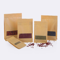 Sac d'emballage alimentaire classique personnalisé imprimé, écologique, en papier kraft brun pour animaux de compagnie