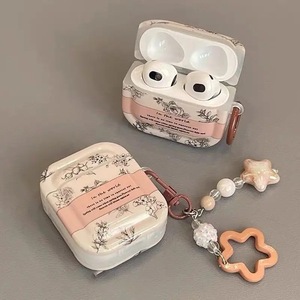 Funda protectora con diseño de flores en acuarela para Apple AirPods 4/3, nueva, con correa, anticaídas. - Product Image 3