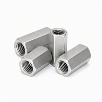 Genuine Stainless Steel Hex Long Nut Polished DIN6334 Elongated Hex Nuts 304 Metric Fastener Hardware Nut