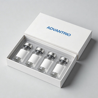 Flacons en verre tubulaire stériles transparents personnalisés de 3 ml, vente en gros, bouteilles réutilisables avec bouchons pour usage pharmaceutique